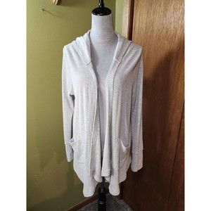 Sonoma Grey Hooded Sweatshirt with Pockets Waffle Fabric S: L B#5